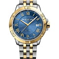 Raymond Weil Raymond Weil Tango 8160-STP-00508  8160-STP-00508 кварцевые мужские часы  синий циферблат, браслет нержавеющая сталь с pvd-покрытием — вид спереди