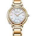 Citizen Citizen Citizen L EM1093-61D  EM1093-61D кварцевые женские часы перламутровый циферблат, браслет нержавеющая сталь с ip-покрытием — вид спереди