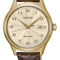 Seiko Seiko Conceptual Series Dress SRPC22K1  SRPC22K1 механические мужские часы бежевый циферблат, браслет кожа + текстиль — вид спереди