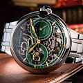 Earnshaw Earnshaw Barallier ES-8242-66,  англия мужские часы на браслете нержавеющая сталь боковой вид