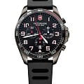 Victorinox Victorinox Fieldforce Sport Chronograph 241889  241889 кварцевые мужские часы  черный циферблат, браслет резина — вид спереди