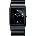 Rado Rado Ceramica R21708152  R21708152 кварцевые мужские часы черный циферблат, браслет высокотехнологичная керамика — вид спереди