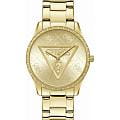 Guess Guess Trend Roxy GW0987L2  GW0987L2 кварцевые женские часы золотой циферблат, браслет нержавеющая сталь с ip-покрытием — вид спереди