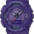 Casio Casio G-Shock GMA-S130VC-2A  GMA-S130VC-2A электронные женские часы фиолетовый циферблат, браслет пластик — вид спереди