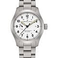 Hamilton Hamilton Khaki Field Mechanical Power Reserve 40mm H69509110  H69509110 механические мужские часы белый циферблат, браслет нержавеющая сталь — вид спереди
