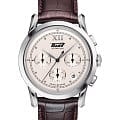 Tissot Tissot Heritage 1948 T66.1.712.33  T66171233 механические мужские часы белый циферблат, браслет кожаный — вид спереди