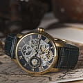 Earnshaw Earnshaw Longitude ES-8006-05 мужские часы черный циферблат на запястье