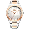 Slazenger Slazenger SL.09.2013.3.05  SL.09.2013.3.05 кварцевые женские часы перламутровый циферблат, браслет суперметалл с ip покрытием — вид спереди