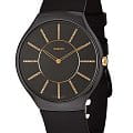 Rado Rado True Thinline R27741709  R27741709 кварцевые мужские часы черный циферблат, браслет керамика — вид спереди