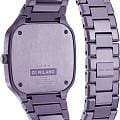 D1 Milano D1 Milano Square Disco Purple SQBL02 кварцевые женские часы часы крупный план фиолетовый циферблата
