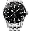 Orient Orient Star RE-AU0601B0 (RE-AU0601B00B)  RE-AU0601B00B механические мужские часы черный циферблат, браслет нержавеющая сталь — вид спереди