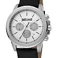 Just Cavalli Just Cavalli Gents JC1G140L0015  JC1G140L0015 кварцевые мужские часы белый циферблат, браслет кожаный — вид спереди