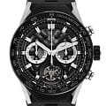 TAG Heuer TAG Heuer Carrera ACBF5A80 механические мужские часы часы крупный план черный циферблата