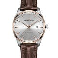Hamilton Hamilton Jazzmaster Gent Quartz H32441551  H32441551 кварцевые мужские часы серебристый циферблат, браслет кожаный — вид спереди