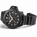 Hamilton Hamilton Khaki Navy Frogman Auto H77855330 механические мужские часы часы крупный план черный циферблата