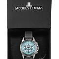 Jacques Lemans Jacques Lemans Liverpool Diver 1-2206E кварцевые мужские часы часы крупный план голубой циферблата