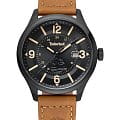 Timberland Timberland Hooksett TBL.14645JYB/02  TBL.14645JYB/02 кварцевые мужские часы черный циферблат, браслет кожаный — вид спереди