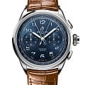 Breitling Breitling Premier B15 Duograph 42 AB1510171C1P1  AB1510171C1P1 механические мужские часы синий циферблат, браслет кожаный — вид спереди