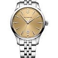 Victorinox Victorinox 241829  241829 кварцевые женские часы оранжевый циферблат, браслет нержавеющая сталь 316l — вид спереди