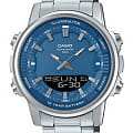 Casio Casio Collection AMW-880D-2A1VDF (AMW-880D-2A1)  AMW-880D-2A1 кварцевые мужские часы синий циферблат, браслет нержавеющая сталь — вид спереди