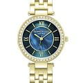 Kenneth Cole Kenneth Cole Modern Classic KCWLG0062202  KCWLG0062202 кварцевые женские часы синий циферблат, браслет нержавеющая сталь с ip-покрытием — вид спереди