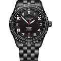 Victorinox Victorinox AirBoss 241974  241974 механические мужские часы  черный циферблат, браслет нержавеющая сталь — вид спереди