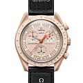 Swatch Swatch x Omega Bioceramic Moonswatch Mission to Jupiter SO33C100  SO33C100 кварцевые мужские часы бежевый циферблат, браслет нейлон — вид спереди