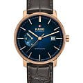 Rado Rado Coupole Classic Automatic Power Reserve R22879215 Classic R22879215 механические мужские часы синий циферблат, браслет кожаный — вид спереди