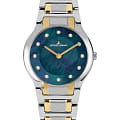 Jacques Lemans Jacques Lemans Florence 1-2167C  1-2167C кварцевые женские часы синий циферблат, браслет нержавеющая сталь с pvd-покрытием — вид спереди