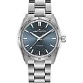 Hamilton Hamilton Jazzmaster Performer Auto H36235140  H36235140 механические мужские часы  синий циферблат, браслет нержавеющая сталь — вид спереди