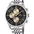 Festina Festina Timeless Chrono F20285/A  F20285/A кварцевые мужские часы черный циферблат, браслет нержавеющая сталь — вид спереди