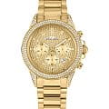 Jacques Lemans Jacques Lemans Design Collection 1-2051C  1-2051C кварцевые женские часы золотой циферблат, браслет сталь с ip покрытием — вид спереди