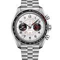 Omega Omega Speedmaster Chronoscope 329.30.43.51.02.002  32930435102002 механические мужские часы серебристый циферблат, браслет нержавеющая сталь — вид спереди