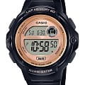 Casio Casio Collection LWS-1200H-1AVDF (LWS-1200H-1A)  LWS-1200H-1A кварцевые мужские часы золотой циферблат, браслет полимер — вид спереди