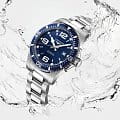Оригинальные часы Longines Longines HydroConquest L3.740.4.96.6 кварцевые калибр механизма l157.3 (на основе eta 255.112) общий вид