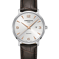 Certina Certina DS Caimano C035.410.16.037.01 DS Caimano C0354101603701 кварцевые мужские часы серебристый циферблат, браслет кожаный — вид спереди