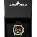 Jacques Lemans Jacques Lemans Liverpool 1-1877D мужские часы черный циферблат на запястье