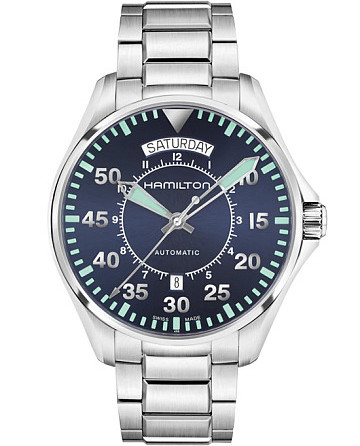 Hamilton Khaki Aviation Pilot Day Date Auto H64615145