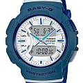 Casio Casio Baby-G BGA-240-2A2  BGA-240-2A2 кварцевые женские часы белый циферблат, браслет полимер — вид спереди