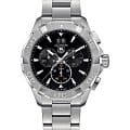 TAG Heuer TAG Heuer Aquaracer CAY1110.BA0927  CAY1110.BA0927 кварцевые мужские часы черный циферблат, браслет нержавеющая сталь — вид спереди