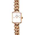 Daniel Wellington Daniel Wellington Jolie Chain DW00100835  DW00100835 кварцевые женские часы белый циферблат, браслет нержавеющая сталь с pvd-покрытием — вид спереди