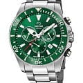 Jaguar Jaguar Executive Diver Chrono J861/4  J861/4 кварцевые мужские часы зеленый циферблат, браслет нержавеющая сталь — вид спереди