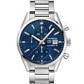 TAG Heuer TAG Heuer Carrera CBK2115.BA0715  CBK2115.BA0715 механические мужские часы синий циферблат, браслет нержавеющая сталь — вид спереди
