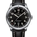 Breitling Breitling Aviator 8 Automatic 41 A17315101B1X1  A17315101B1X1 механические мужские часы черный циферблат, браслет кожаный — вид спереди
