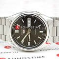 Seiko Seiko 5 Regular SNXS79K1 механические мужские часы часы крупный план черный циферблата