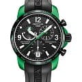 Certina Certina DS Podium Chronograph GMT Aluminium  C001.639.97.057.03  C0016399705703 кварцевые мужские часы черный циферблат, браслет каучук — вид спереди