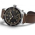 Hamilton Hamilton Khaki Aviation Pilot Pioneer H76719530 механические мужские часы часы крупный план черный циферблата