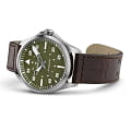 Hamilton H76305560 наручные мужские часы застежка крупным планом