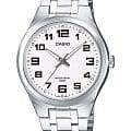 Casio Casio Collection MTP-1310PD-7B  MTP-1310PD-7B кварцевые мужские часы белый циферблат, браслет нержавеющая сталь — вид спереди