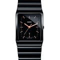 Rado Rado Ceramica R21700162  R21700162 кварцевые мужские часы черный циферблат, браслет высокотехнологичная керамика — вид спереди